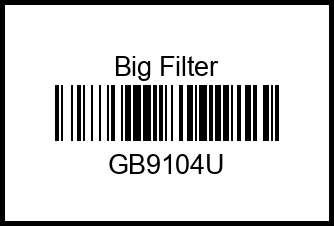 Фильтр воздушный gb9104u big%20filter – купить в Омске. Цены, характеристики, фото в интернет-магазине autotoot.ru
