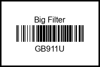Фильтр воздушный gb911u big%20filter – купить в Омске. Цены, характеристики, фото в интернет-магазине autotoot.ru