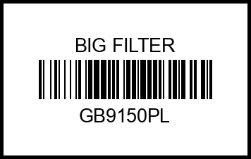 Фильтр воздушный GB-9150PL gb9150pl big%20filter – купить в Омске. Цены, характеристики, фото в интернет-магазине autotoot.ru