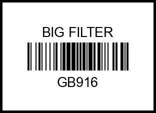 Фильтр воздушный GB-916 gb916 big%20filter – купить в Омске. Цены, характеристики, фото в интернет-магазине autotoot.ru
