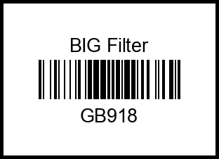 Фильтр воздушный BIG Filter GB-918 gb918 big%20filter – купить в Омске. Цены, характеристики, фото в интернет-магазине autotoot.ru