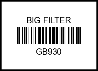 Фильтр воздушный GB-930 gb930 big%20filter – купить в Омске. Цены, характеристики, фото в интернет-магазине autotoot.ru