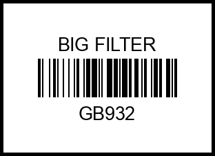 Фильтр воздушный GB-932 gb932 big%20filter – купить в Омске. Цены, характеристики, фото в интернет-магазине autotoot.ru