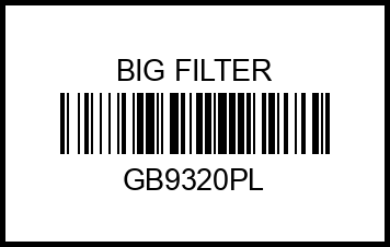 Фильтр воздушный GB-9320PL gb9320pl big%20filter – купить в Омске. Цены, характеристики, фото в интернет-магазине autotoot.ru