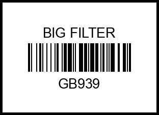 Фильтр воздушный GB-939 gb939 big%20filter – купить в Омске. Цены, характеристики, фото в интернет-магазине autotoot.ru