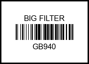 Фильтр воздушный GB-940 gb940 big%20filter – купить в Омске. Цены, характеристики, фото в интернет-магазине autotoot.ru