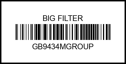 Фильтр воздушный GB-9434M(GROUP) gb9434mgroup big%20filter – купить в Омске. Цены, характеристики, фото в интернет-магазине autotoot.ru
