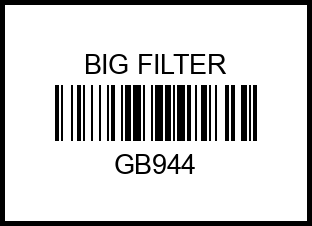 Фильтр воздушный GB-944 gb944 big%20filter – купить в Омске. Цены, характеристики, фото в интернет-магазине autotoot.ru