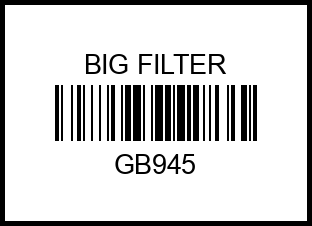 Фильтр воздушный GB-945 gb945 big%20filter – купить в Омске. Цены, характеристики, фото в интернет-магазине autotoot.ru