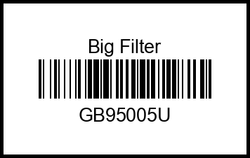 Фильтр воздушный gb95005u big%20filter – купить в Омске. Цены, характеристики, фото в интернет-магазине autotoot.ru