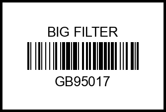 Фильтр воздушный подходит BMW 1, 3, X1 2.0-3.0D 07- GB-95017 gb95017 big%20filter – купить в Омске. Цены, характеристики, фото в интернет-магазине autotoot.ru