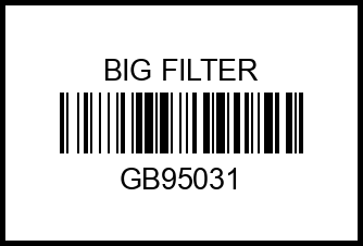 Фильтр воздушный BMW F20/F30 1.4-2.0 11- GB-95031 gb95031 big%20filter – купить в Омске. Цены, характеристики, фото в интернет-магазине autotoot.ru