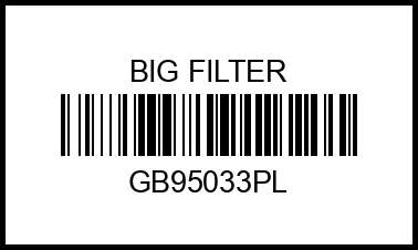 Фильтр воздушный GB-95033PL gb95033pl big%20filter – купить в Омске. Цены, характеристики, фото в интернет-магазине autotoot.ru