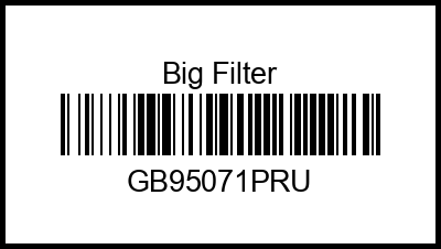 Фильтр воздушный gb95071pru big%20filter – купить в Омске. Цены, характеристики, фото в интернет-магазине autotoot.ru