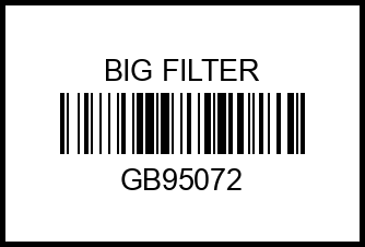 Фильтр воздушный BIG GB-95072 gb95072 big%20filter – купить в Омске. Цены, характеристики, фото в интернет-магазине autotoot.ru