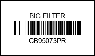 Фильтр воздушный GB-95073PR gb95073pr big%20filter – купить в Омске. Цены, характеристики, фото в интернет-магазине autotoot.ru