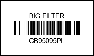 Фильтр воздушный GB-95095PL gb95095pl big%20filter – купить в Омске. Цены, характеристики, фото в интернет-магазине autotoot.ru