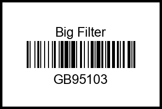 Фильтр воздушный gb95103 big%20filter – купить в Омске. Цены, характеристики, фото в интернет-магазине autotoot.ru