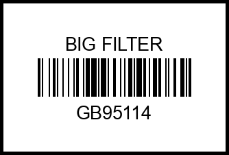 Фильтр воздушный GB-95114 gb95114 big%20filter – купить в Омске. Цены, характеристики, фото в интернет-магазине autotoot.ru