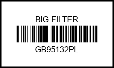 Фильтр воздушный GB-95132PL gb95132pl big%20filter – купить в Омске. Цены, характеристики, фото в интернет-магазине autotoot.ru