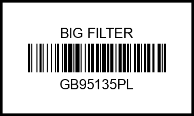 Фильтр воздушный BIG GB-95135PL gb95135pl big%20filter – купить в Омске. Цены, характеристики, фото в интернет-магазине autotoot.ru