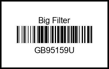 Фильтр воздушный gb95159u big%20filter – купить в Омске. Цены, характеристики, фото в интернет-магазине autotoot.ru
