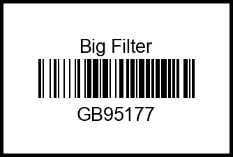 Фильтр воздушный gb95177 big%20filter – купить в Омске. Цены, характеристики, фото в интернет-магазине autotoot.ru