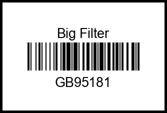 Фильтр воздушный gb95181 big%20filter – купить в Омске. Цены, характеристики, фото в интернет-магазине autotoot.ru