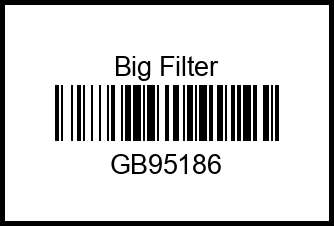Фильтр воздушный gb95186 big%20filter – купить в Омске. Цены, характеристики, фото в интернет-магазине autotoot.ru