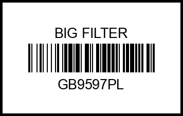 Фильтр воздушный GB-9597PL gb9597pl big%20filter – купить в Омске. Цены, характеристики, фото в интернет-магазине autotoot.ru