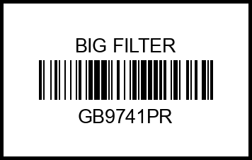 Фильтр воздушный GB-9741PR gb9741pr big%20filter – купить в Омске. Цены, характеристики, фото в интернет-магазине autotoot.ru