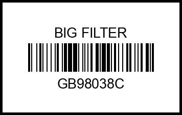 Фильтр салонный угольный BIG GB-98038/C gb98038c big%20filter – купить в Омске. Цены, характеристики, фото в интернет-магазине autotoot.ru
