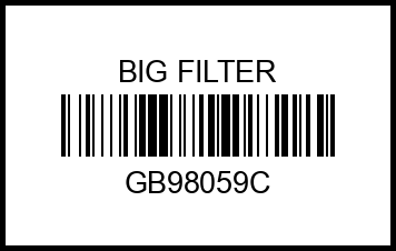 Фильтр салонный угольный BIG GB-98059/C gb98059c big%20filter – купить в Омске. Цены, характеристики, фото в интернет-магазине autotoot.ru