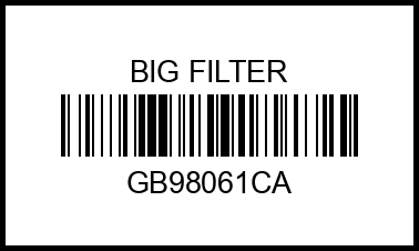 Фильтр салонный антиаллергенный gb98061ca big%20filter – купить в Омске. Цены, характеристики, фото в интернет-магазине autotoot.ru