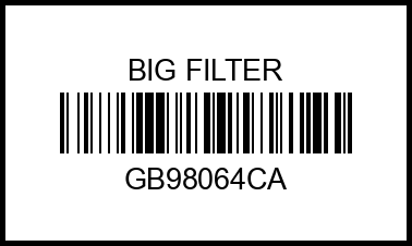 Фильтр салонный антиаллергенный gb98064ca big%20filter – купить в Омске. Цены, характеристики, фото в интернет-магазине autotoot.ru
