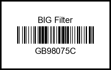 Фильтр салона Угольный gb98075c big%20filter – купить в Омске. Цены, характеристики, фото в интернет-магазине autotoot.ru