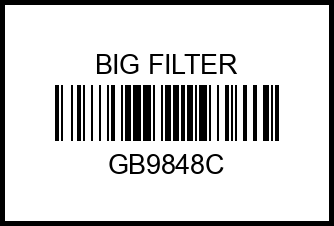 Фильтр салонный угольный BIG GB-9848/C gb9848c big%20filter – купить в Омске. Цены, характеристики, фото в интернет-магазине autotoot.ru