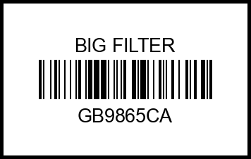 Фильтр салонный антиаллергенный gb9865ca big%20filter – купить в Омске. Цены, характеристики, фото в интернет-магазине autotoot.ru