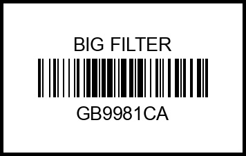 Фильтр салонный антиаллергенный gb9981ca big%20filter – купить в Омске. Цены, характеристики, фото в интернет-магазине autotoot.ru