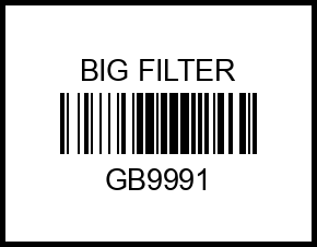 MERCEDES-BENZ S class 05- gb9991 big%20filter – купить в Омске. Цены, характеристики, фото в интернет-магазине autotoot.ru