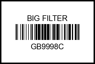 Фильтр салонный (угольный) gb9998c big%20filter – купить в Омске. Цены, характеристики, фото в интернет-магазине autotoot.ru