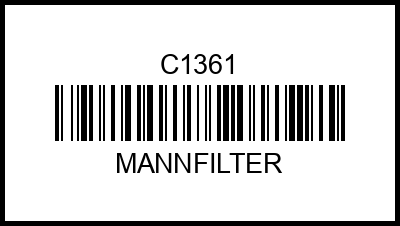 C1361 MANN Фильтр воздушный mannfilter c1361 – купить в Омске. Цены, характеристики, фото в интернет-магазине autotoot.ru