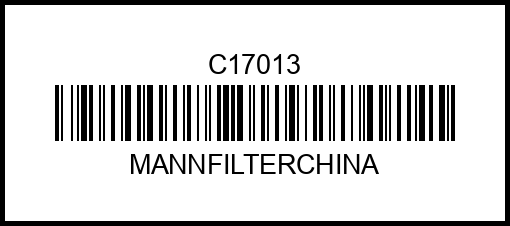 C17013 MANN-FILTER (China) Фильтр воздушный mannfilterchina c17013 – купить в Омске. Цены, характеристики, фото в интернет-магазине autotoot.ru