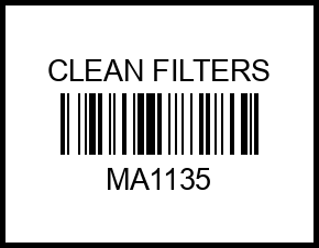 Фильтр воздушный CITROEN: C5 01-04, C5 Break 01-04, FIAT: SCUDO Combinato 99-, SCUDO фургон 02-, ULYSSE 02-, ULYSSE 99-02, PEUGEOT: 406 98-04, 406 Break 99-04, ma1135 clean%20filters – купить в Омске. Цены, характеристики, фото в интернет-магазине autotoot.ru