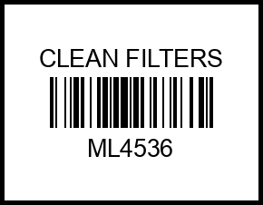 ML4536 CLEAN FILTERS Фильтр масляный ml4536 clean%20filters – купить в Омске. Цены, характеристики, фото в интернет-магазине autotoot.ru