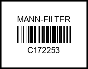 Фв MANN C 17 225/3 VOLKSWAGEN LT 28,31,35,40,45,50,55 основной, вторичный CF 800 В c172253 mann-filter – купить в Омске. Цены, характеристики, фото в интернет-магазине autotoot.ru