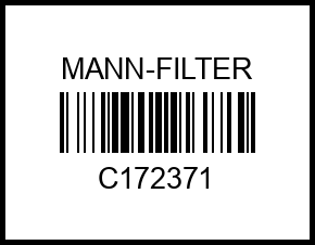 Фильтр воздушный c172371 mann-filter – купить в Омске. Цены, характеристики, фото в интернет-магазине autotoot.ru