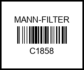 Фильтр воздушный MANN-FILTER C1858/2 c1858 mann-filter – купить в Омске. Цены, характеристики, фото в интернет-магазине autotoot.ru