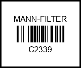 Фв MANN C 2339 (AR 239) DAIHATSU Cuore I (L55, L60), INNOCENTI Mini В c2339 mann-filter – купить в Омске. Цены, характеристики, фото в интернет-магазине autotoot.ru