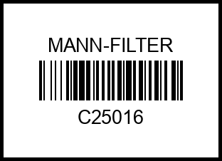Фильтр воздушный MANN-FILTER C25016 c25016 mann-filter – купить в Омске. Цены, характеристики, фото в интернет-магазине autotoot.ru